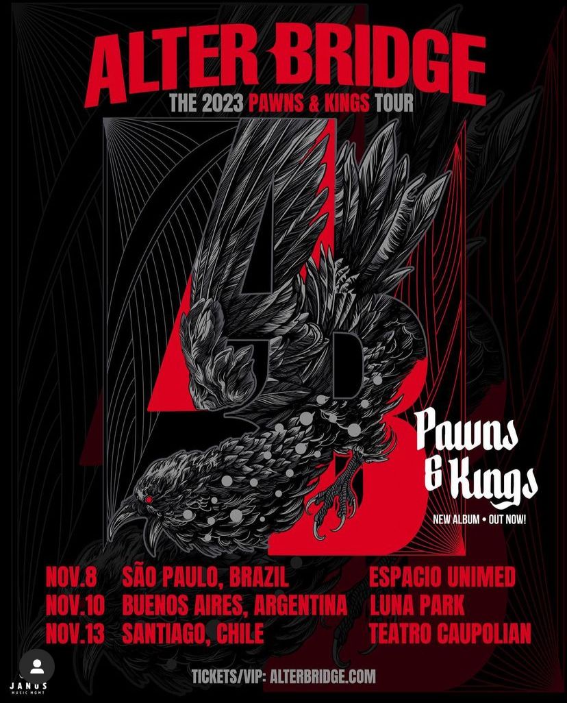 ALTER BRIDGE – SÃO PAULO (SP)