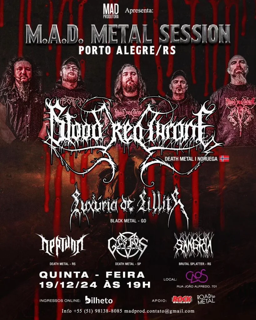 BLOOD RED THRONE – PORTO ALEGRE (RS)