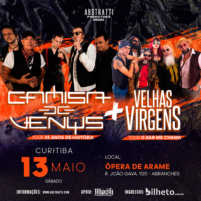 CAMISA DE VÊNUS | VELHAS VIRGENS (CURITIBA/PR)