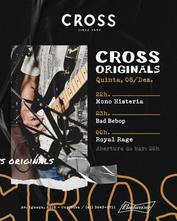BAD BeBOP | MONO HISTERIA | ROYAL RAGE (CURITIBA/PR)