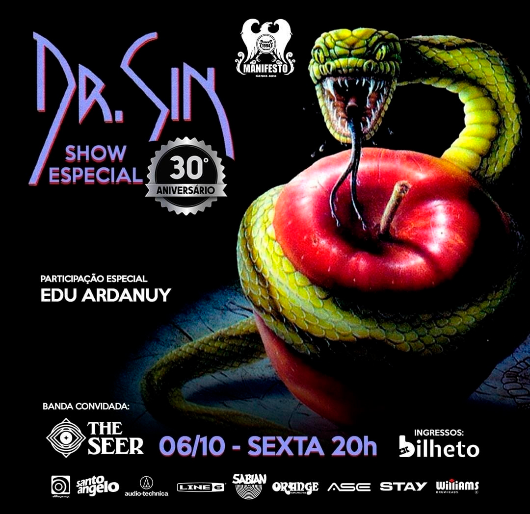 DR. SIN (TOCANDO PRIMEIRO ÁLBUM NA ÍNTEGRA) – SÃO PAULO (SP)