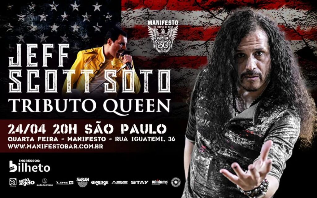 JEFF SCOTT SOTO (TRIBUTO AO QUEEN) – SÃO PAULO (SP)
