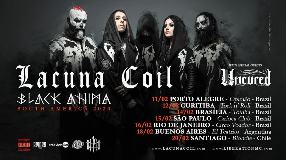 LACUNA COIL em São Paulo/SP