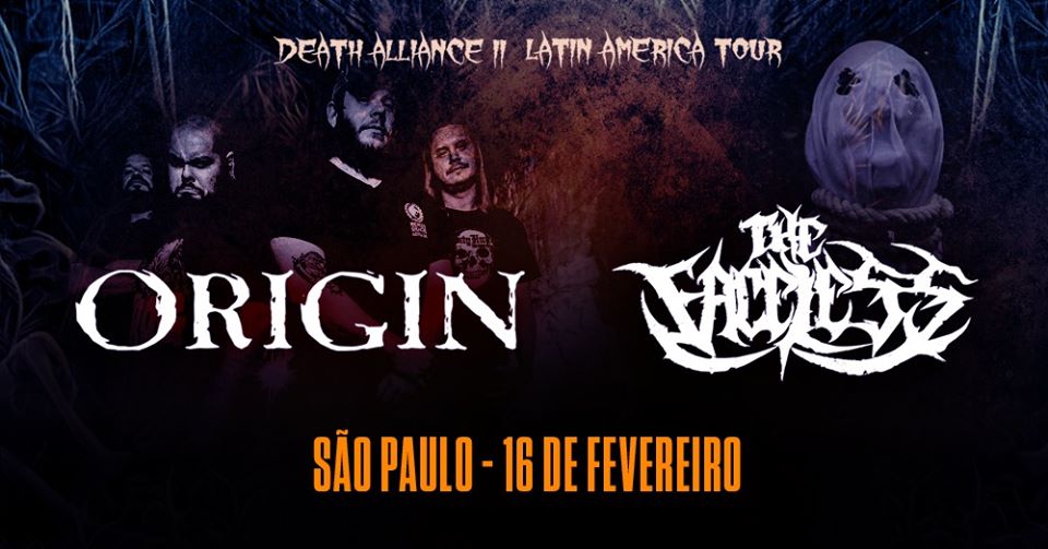 ORIGIN / THE FACELESS – São Paulo/SP