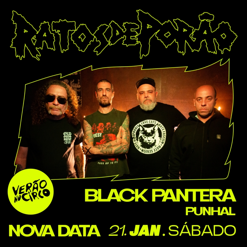 RATOS DE PORÃO | BLACK PANTERA | PUNHAL (RIO DE JANEIRO/RJ)