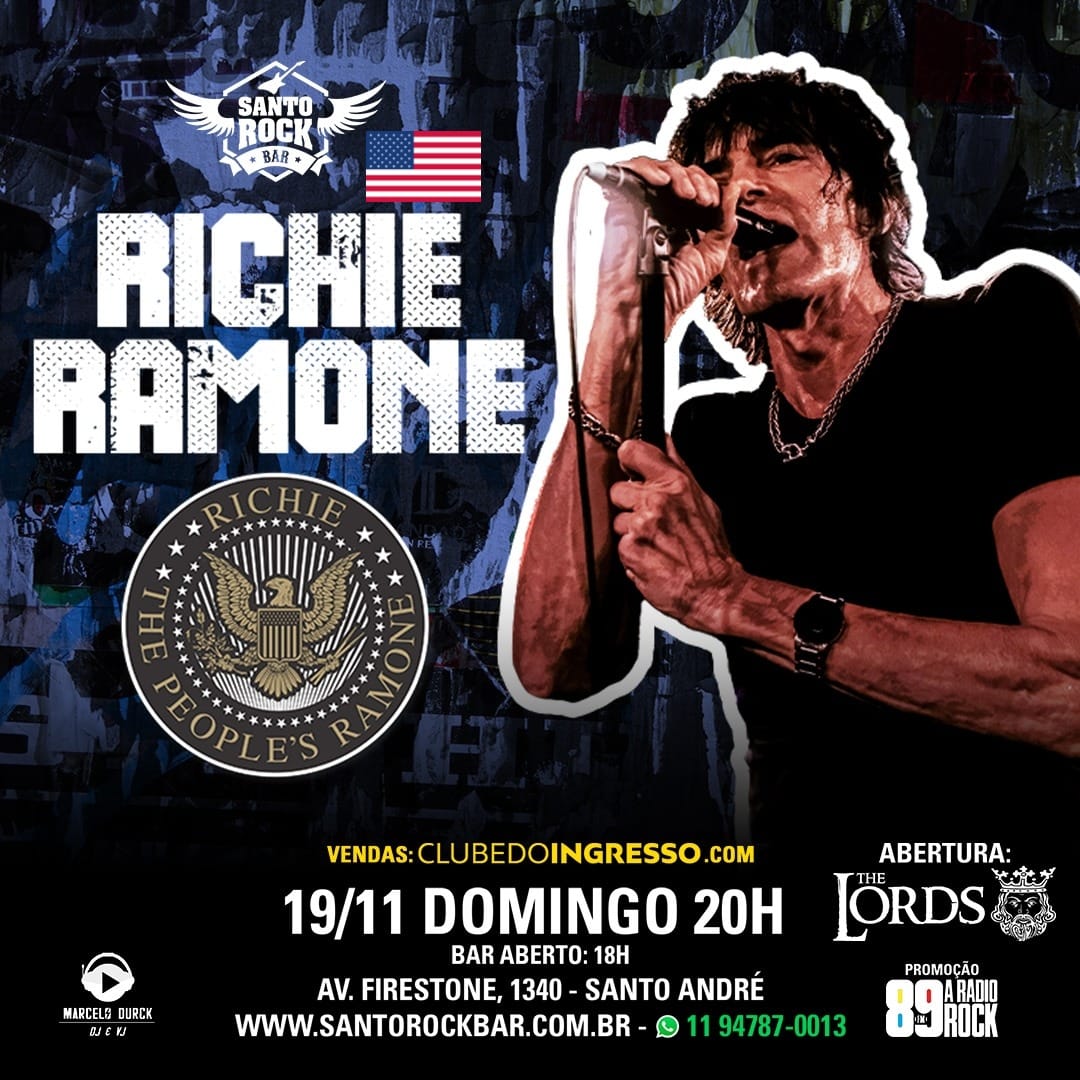 RICHIE RAMONE – SANTO ANDRÉ (SP)
