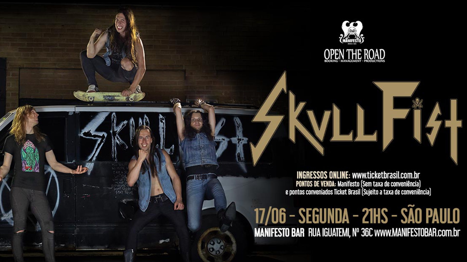 Skull Fist no Manifesto Bar/SP