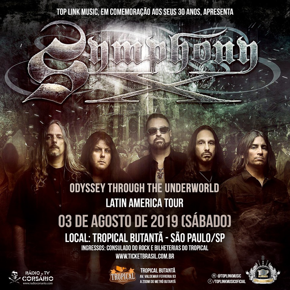 SYMPHONY X – São Paulo/SP