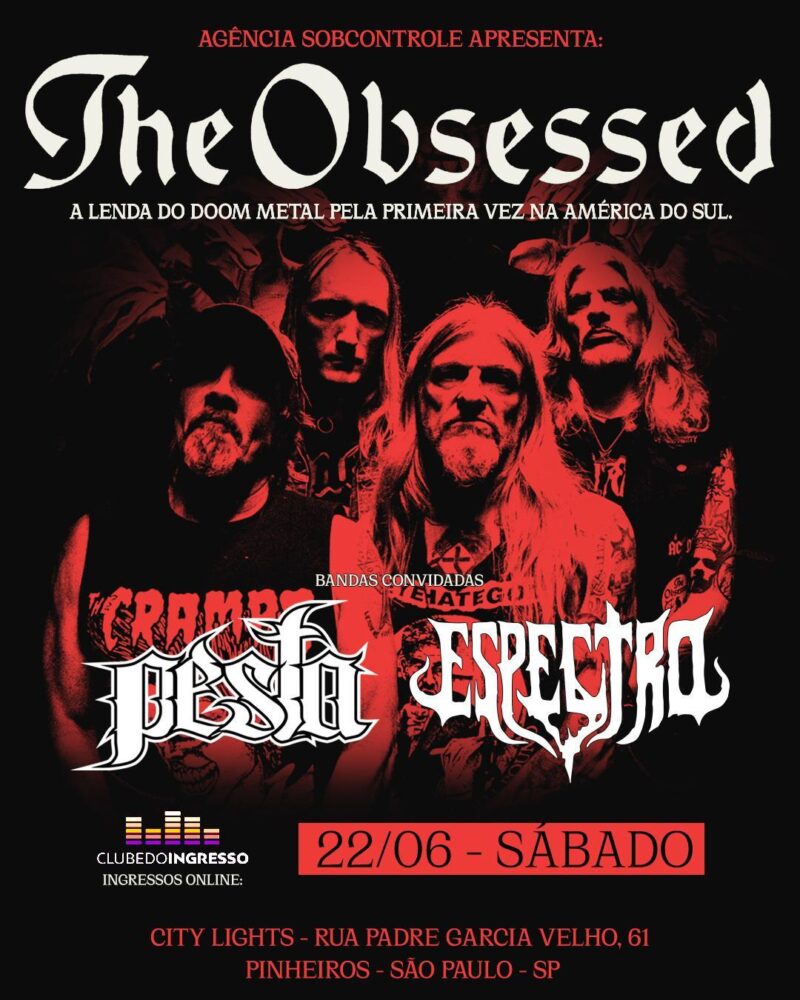 THE OBSESSED (EUA) – SÃO PAULO (SP)