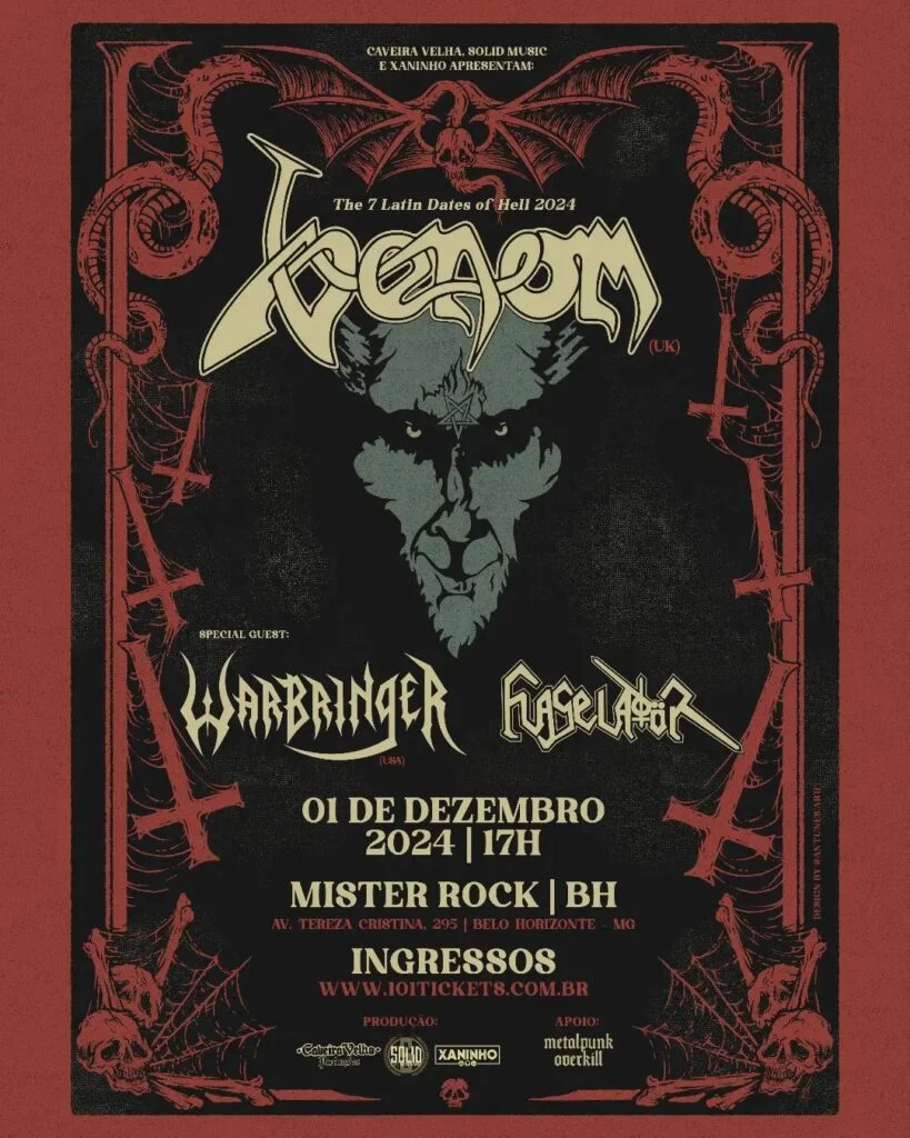 VENOM | WARBRINGER – BELO HORIZONTE (MG)