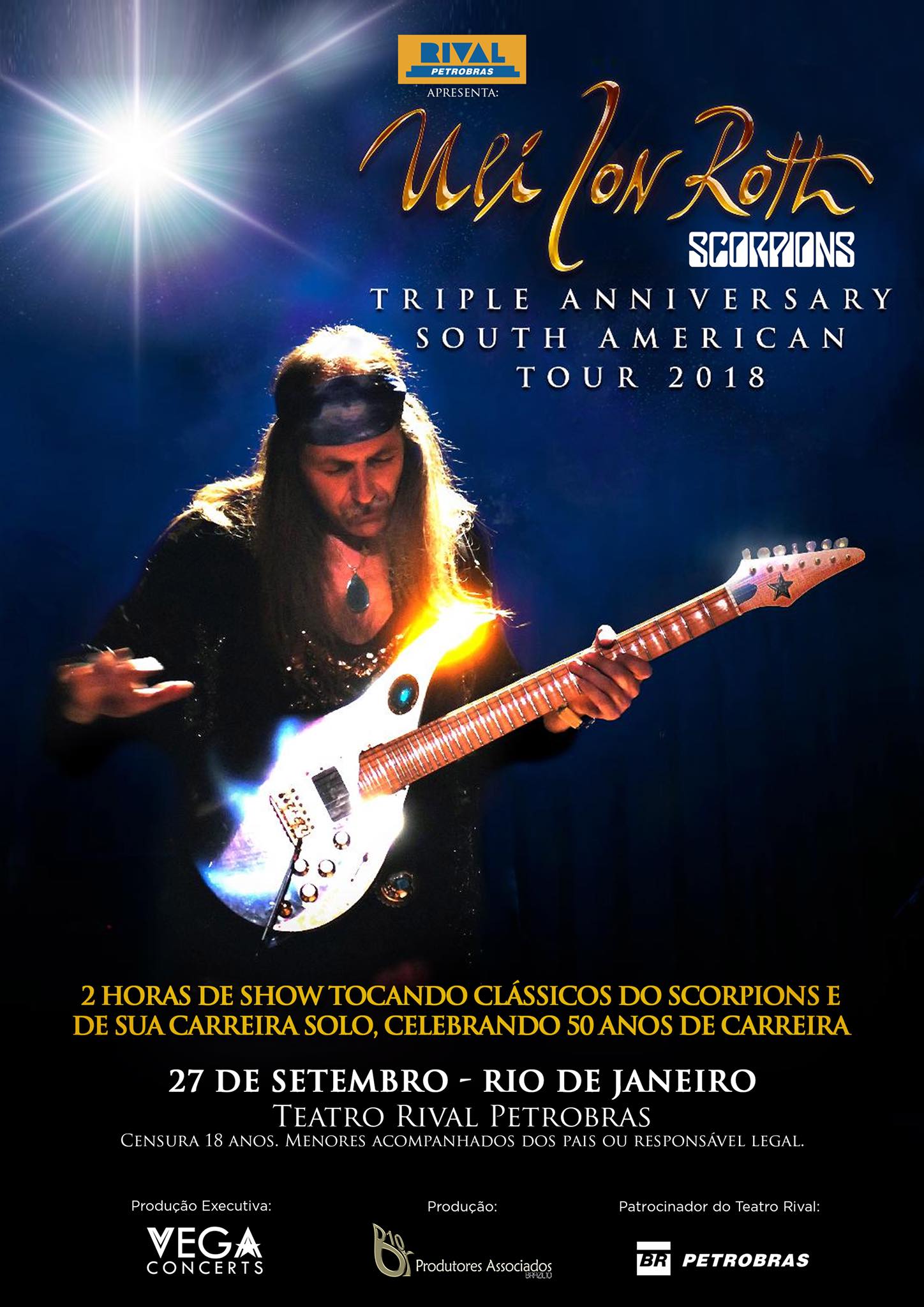 ULI JON ROTH – 50th Anniversary Tour