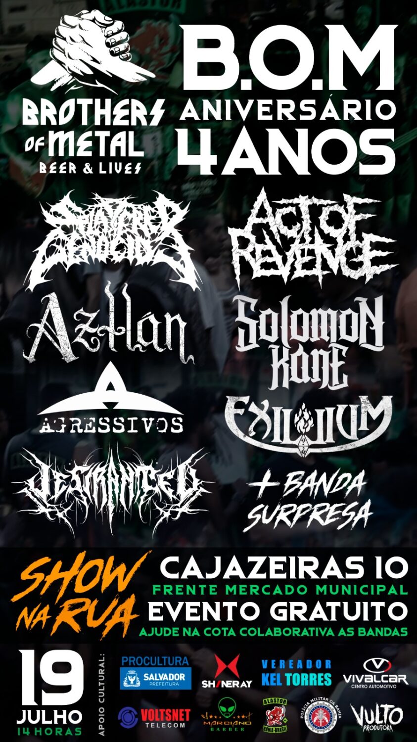 BROTHERS OF METAL – 4 ANOS – SALVADOR (BA)