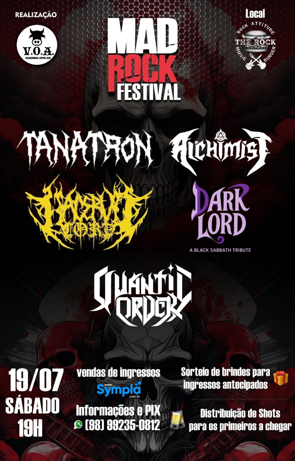 MAD FESTIVAL: QUANTIC ORDER | ALCHIMIST | HACERVO | TANATRON | DARK LORD – SÃO LUÍS (MA)