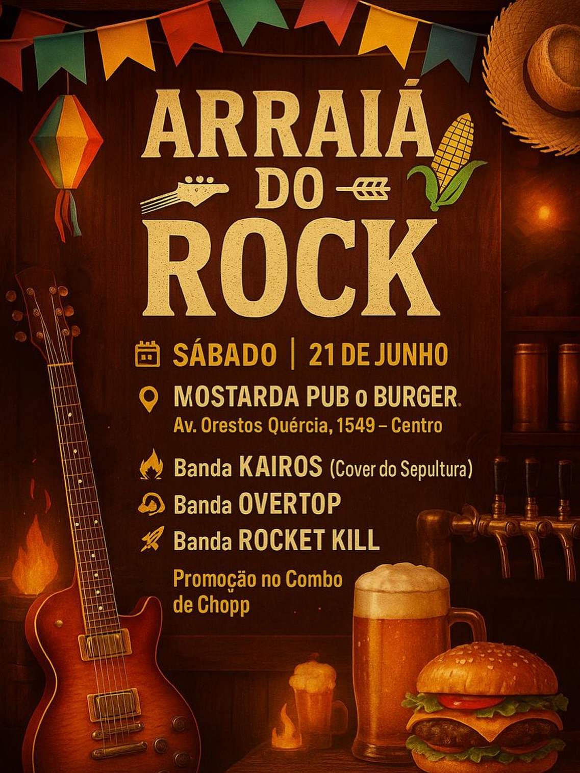 OVERTOP | ROCKET KILL | KAIROS (SEPULTURA COVER) – SÃO JOAQUIM DA BARRA (SP)