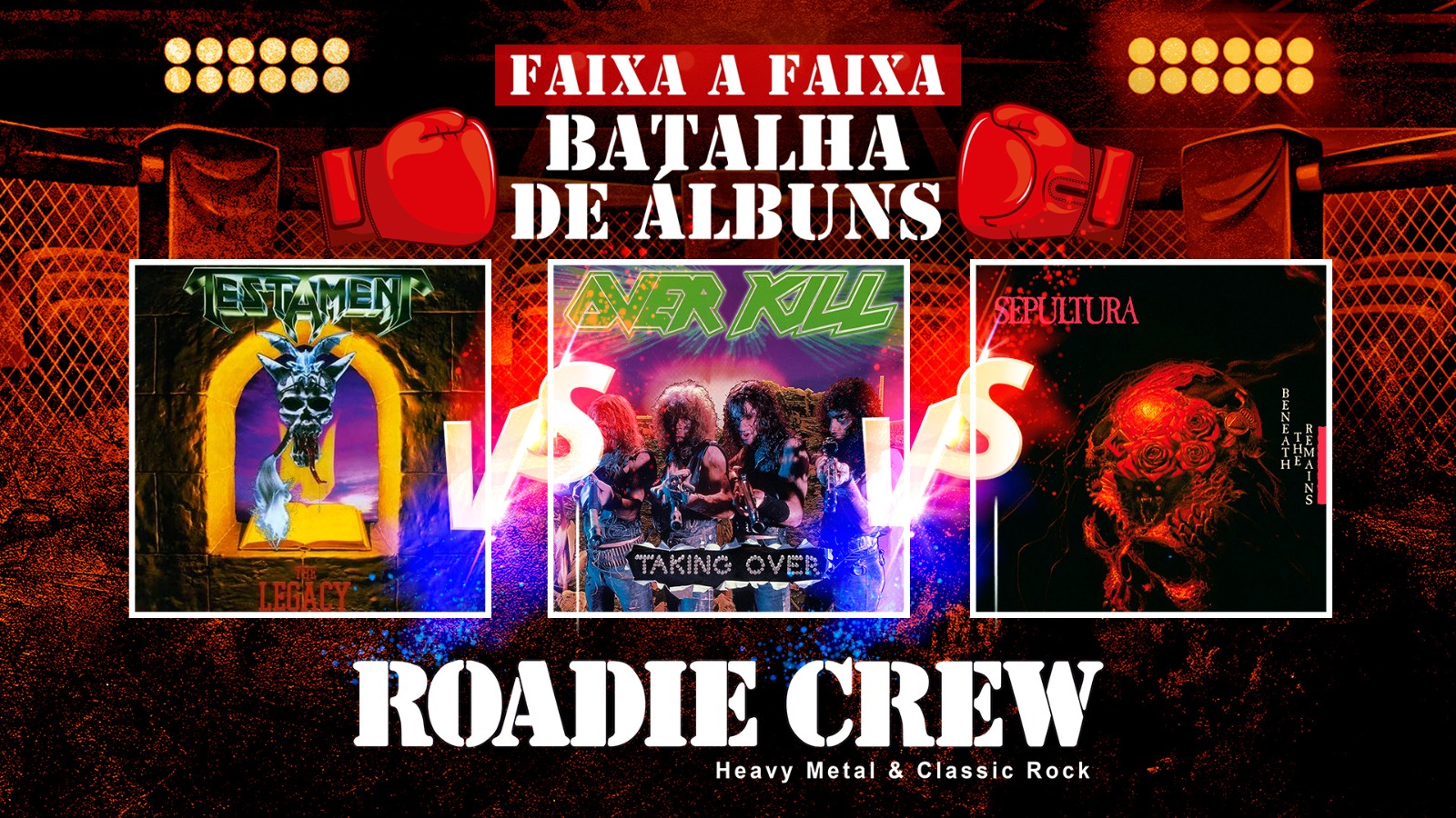 Está no ar o episódio #24 do BATALHA DE ÁLBUNS da Roadie Crew no YouTube; assista ao vídeo