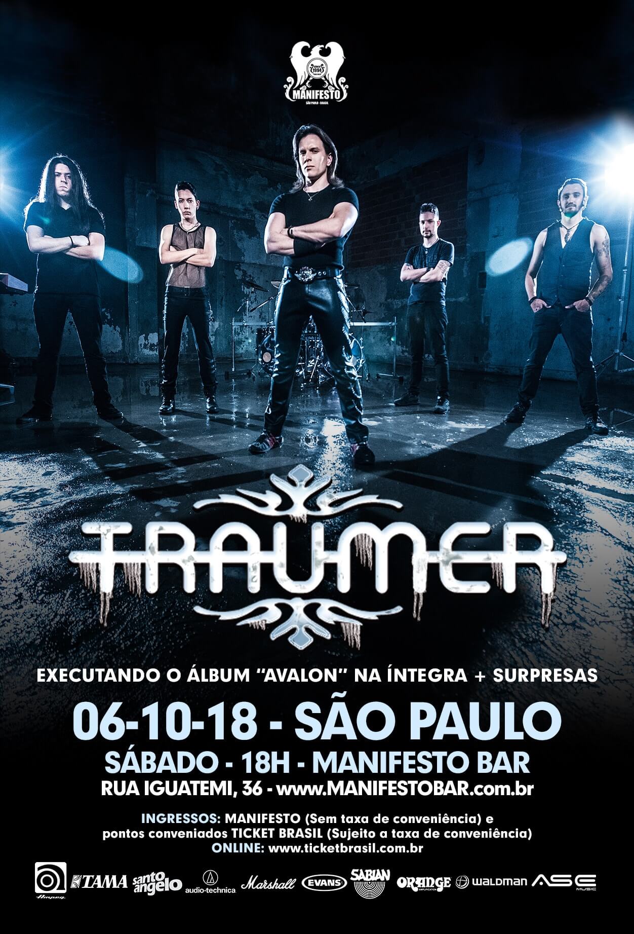 TRAUMER – Executando o álbum Avalon na íntegra