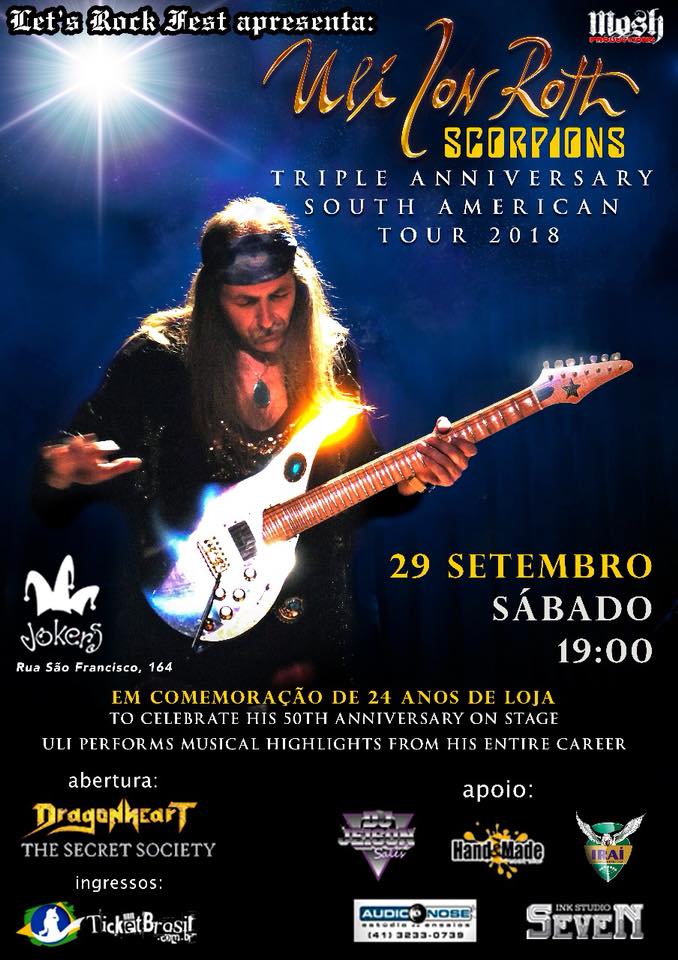 ULI JON ROTH – 50th Anniversary Tour
