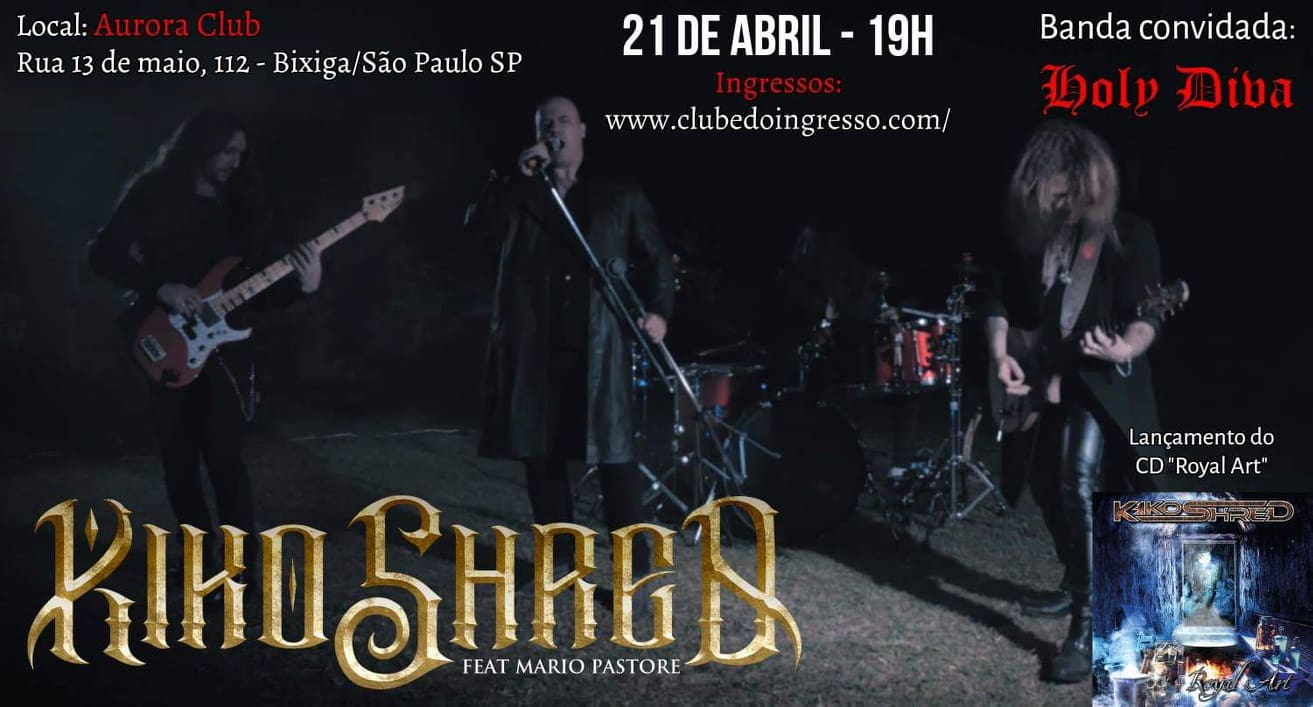 KIKO SHRED lança novo disco neste domingo