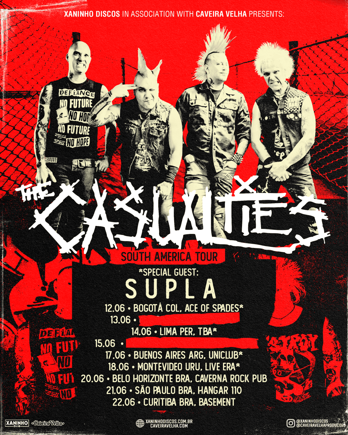 THE CASUALTIES – CURITIBA (PR)