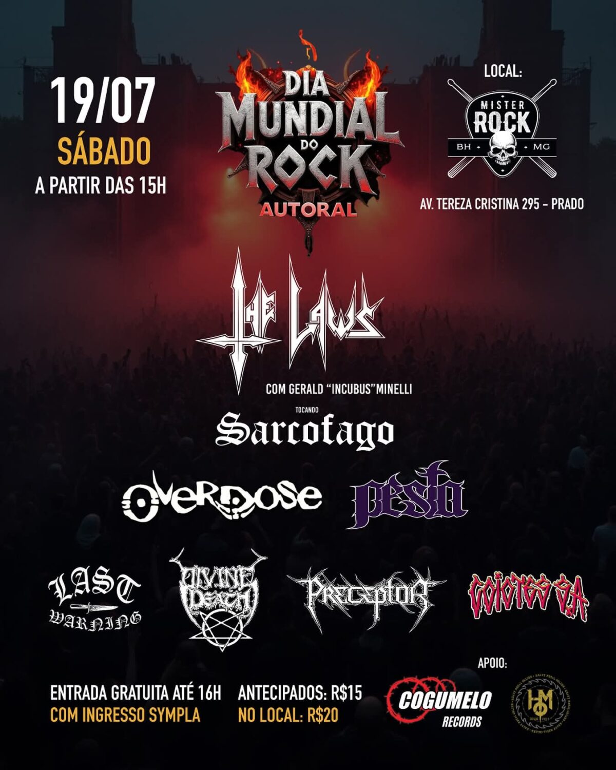 DIA MUNDIAL DO ROCK AUTORAL – BELO HORIZONTE (MG)