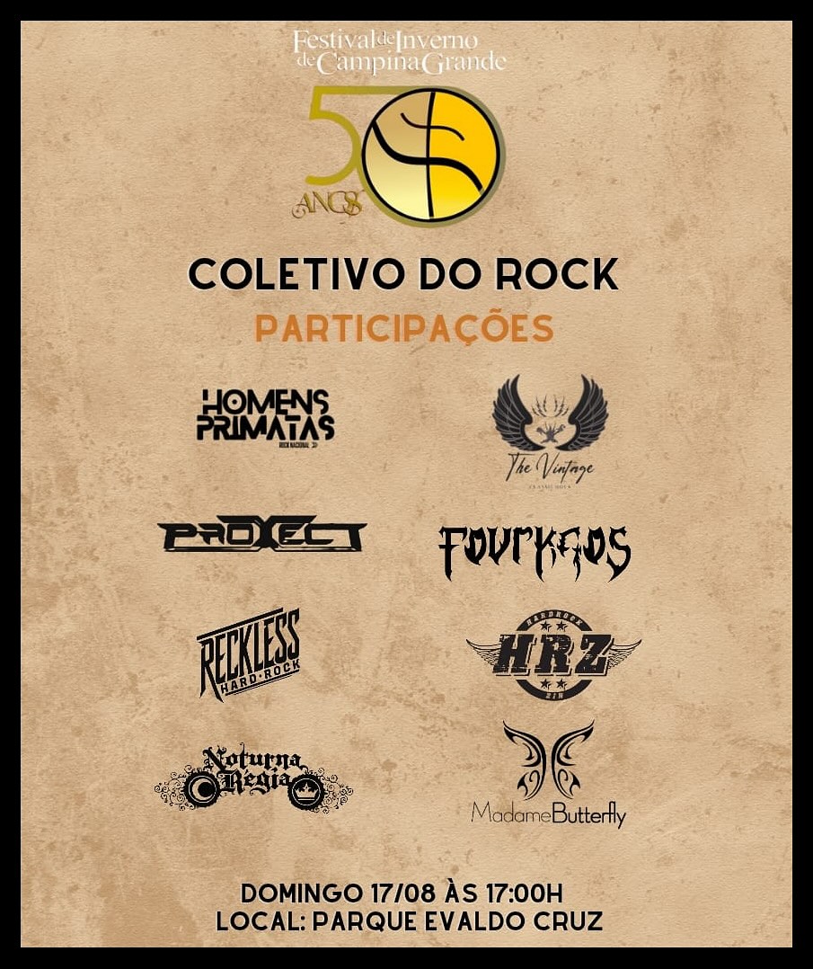 FESTIVAL DE INVERNO DE CAMPINA GRANDE | COLETIVO DO ROCK – CAMPINA GRANDE (PB)