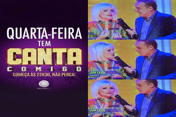 Juh Leidl, vocalista do Freesome, de volta como jurada na segunda temporada do programa “Canta Comigo” da TV Record