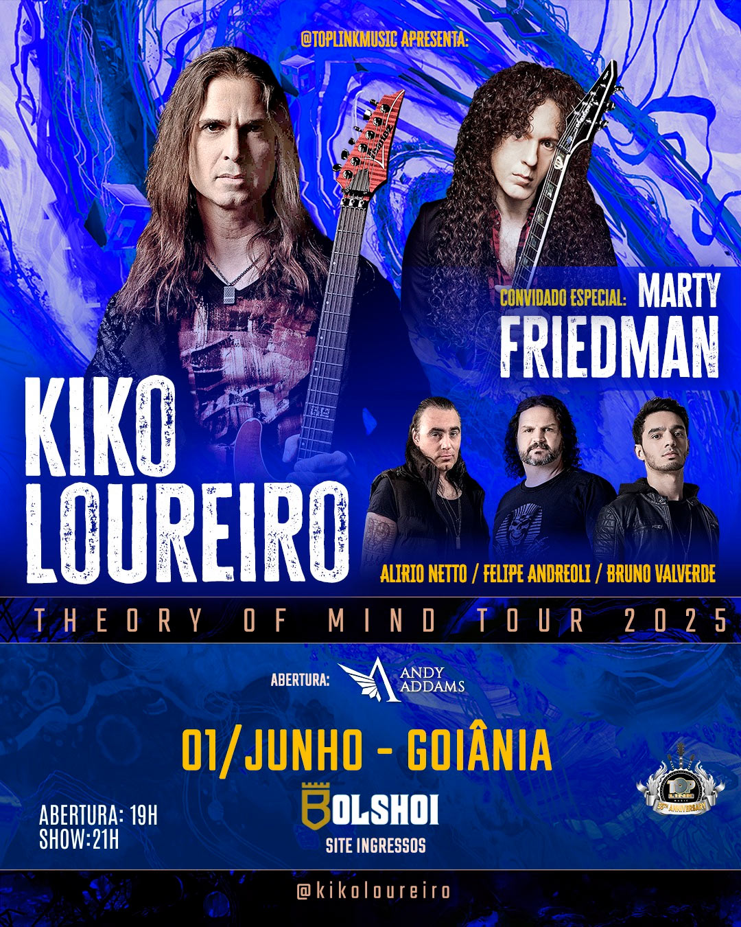KIKO LOUREIRO (C/MARTY FRIEDMAN) – GOIÂNIA (GO)