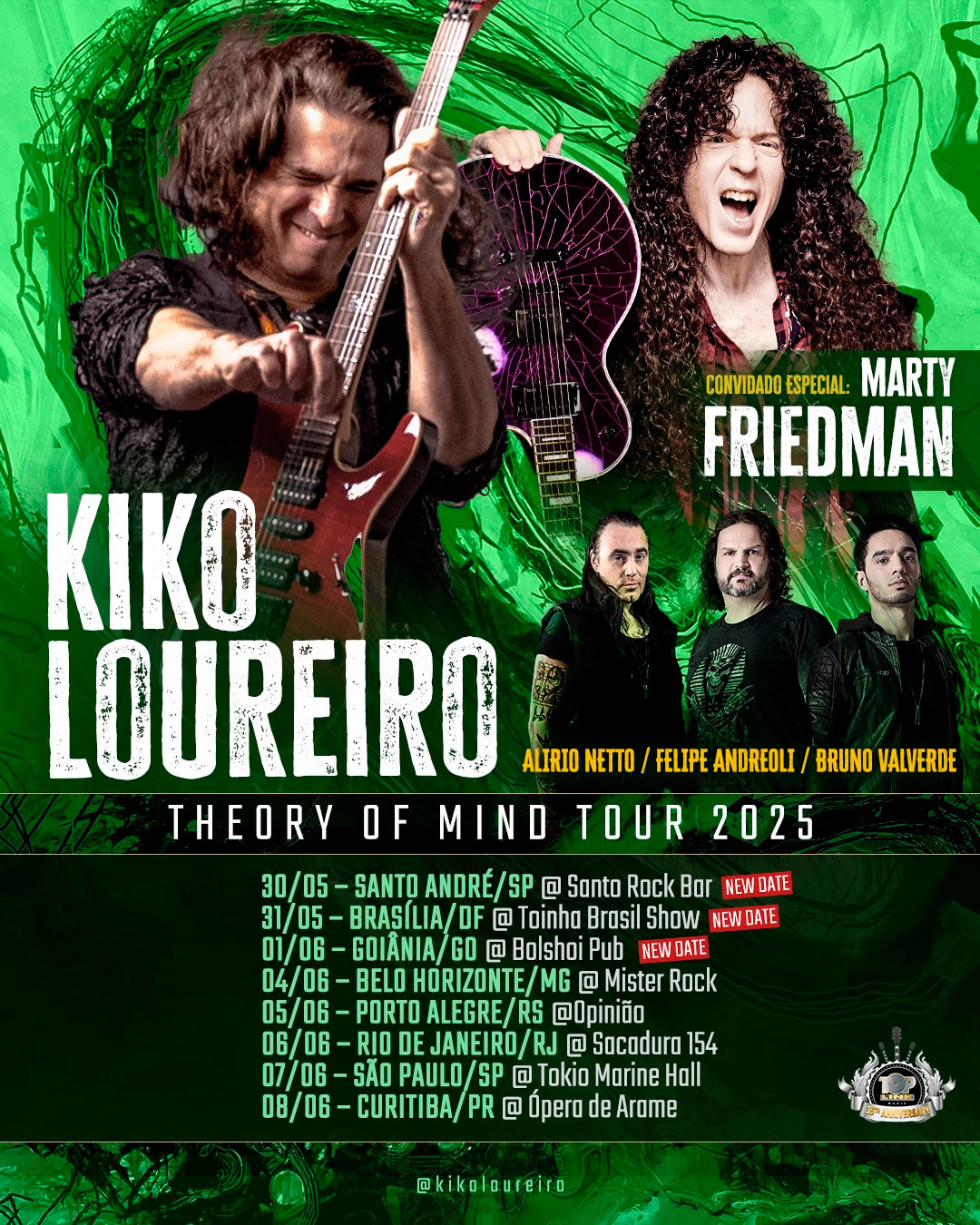 KIKO LOUREIRO (C/ MARTY FRIEDMAN) – SANTO ANDRÉ (SP)