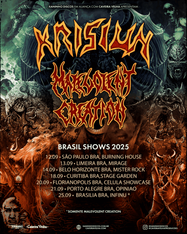 MALEVOLENT CREATION | KRISIUN – FLORIANÓPOLIS (SC)