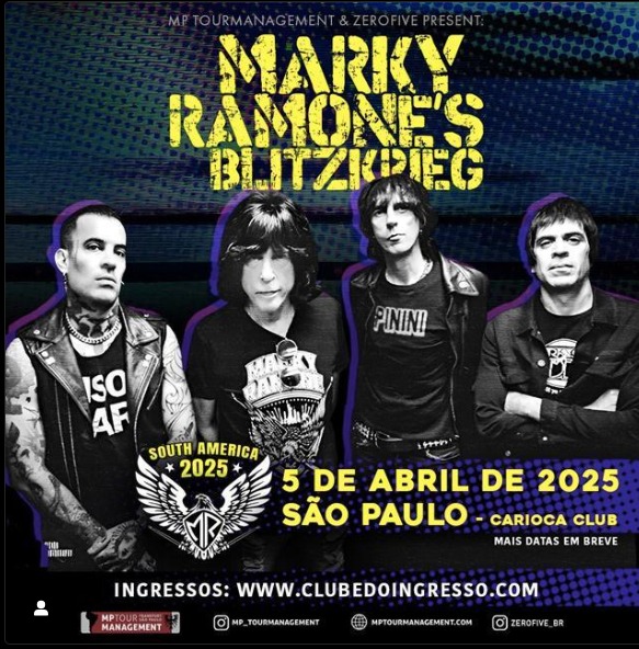 MARKY RAMONE’S BLITZKRIEG – SÃO PAULO (SP)