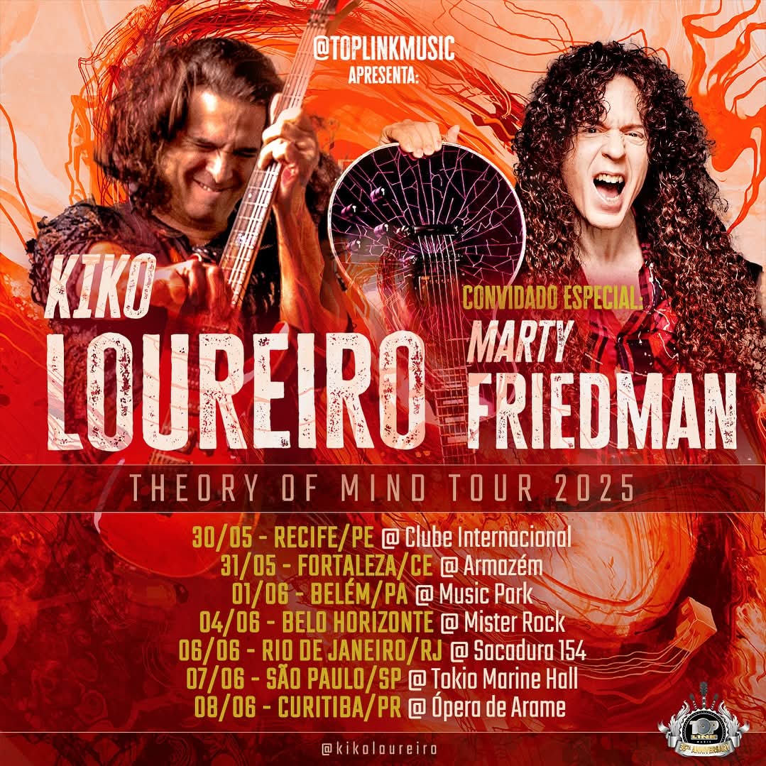 KIKO LOUREIRO (C/ MARTY FRIEDMAN) – RIO DE JANEIRO (RJ)