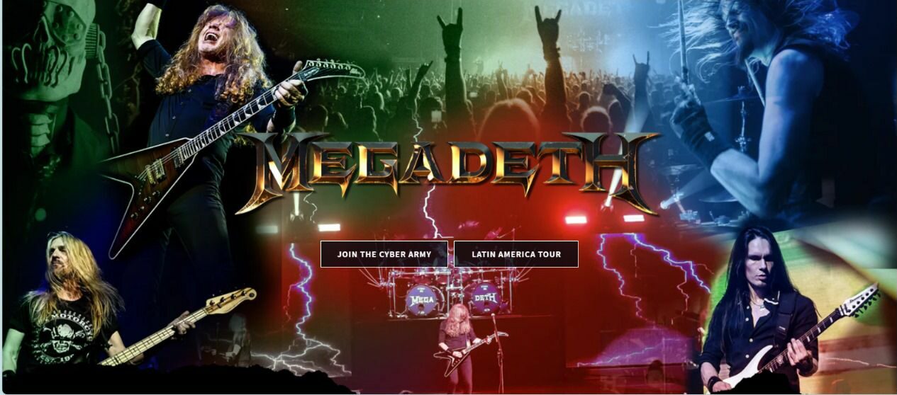 Site do MEGADETH retira ficha pessoal e fotos de KIKO LOUREIRO e substitui pelas de TEEMU MÄNTYSAARI