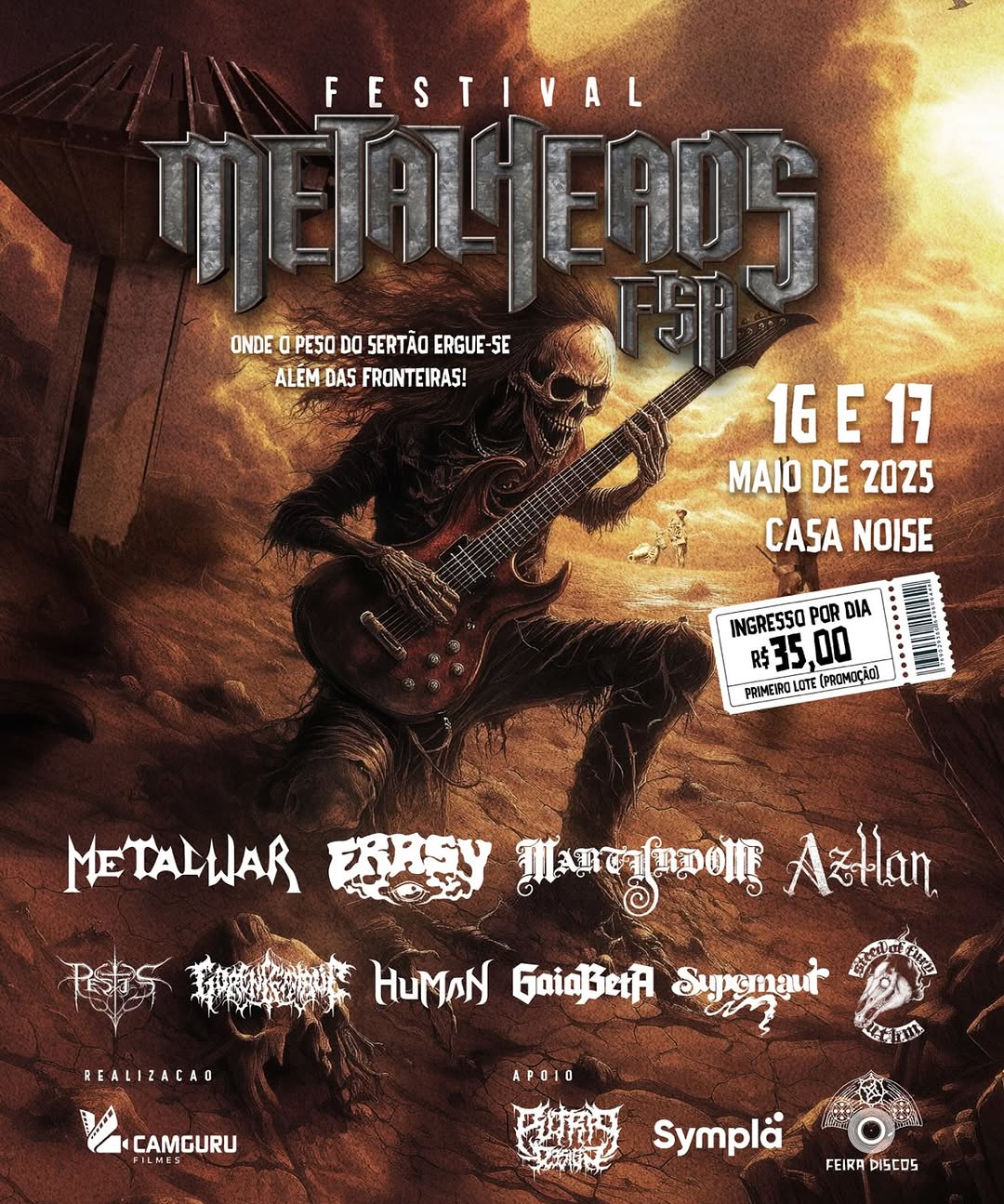 FESTIVAL METALHEADSFSA 2025 – FEIRA DE SANTANA (BA)