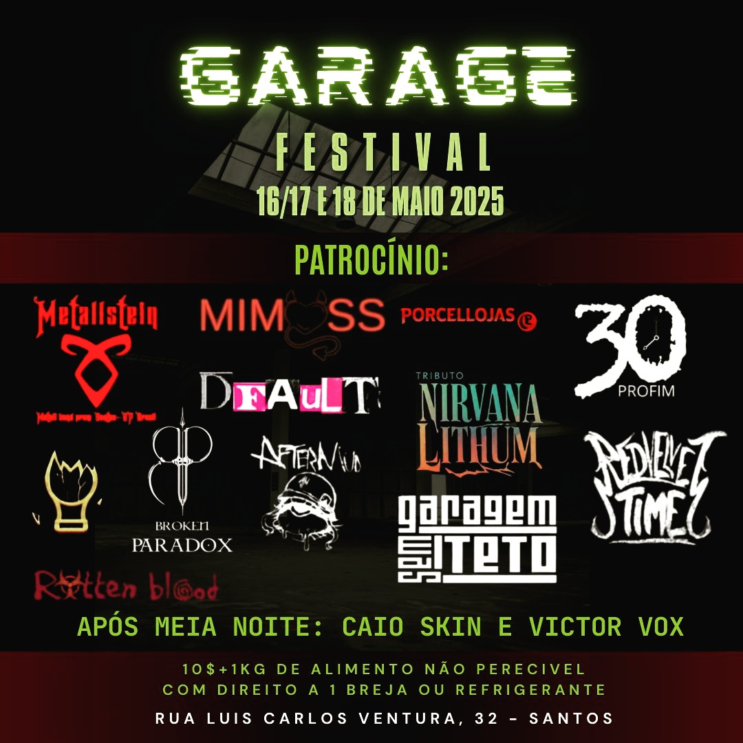 GARAGE FESTIVAL – SANTOS (SP)
