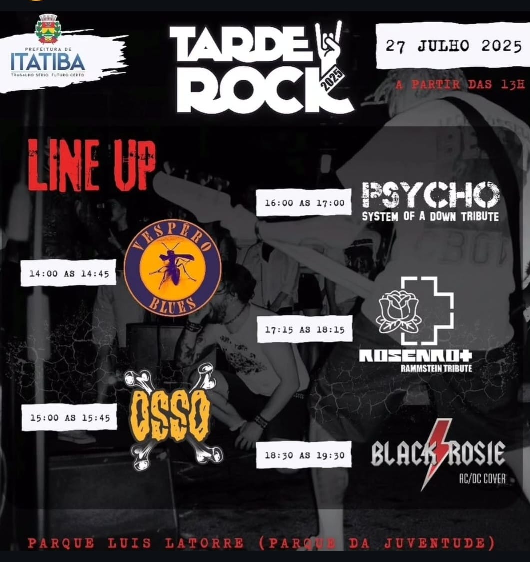 TARDE ROCK – ITATIBA (SP)