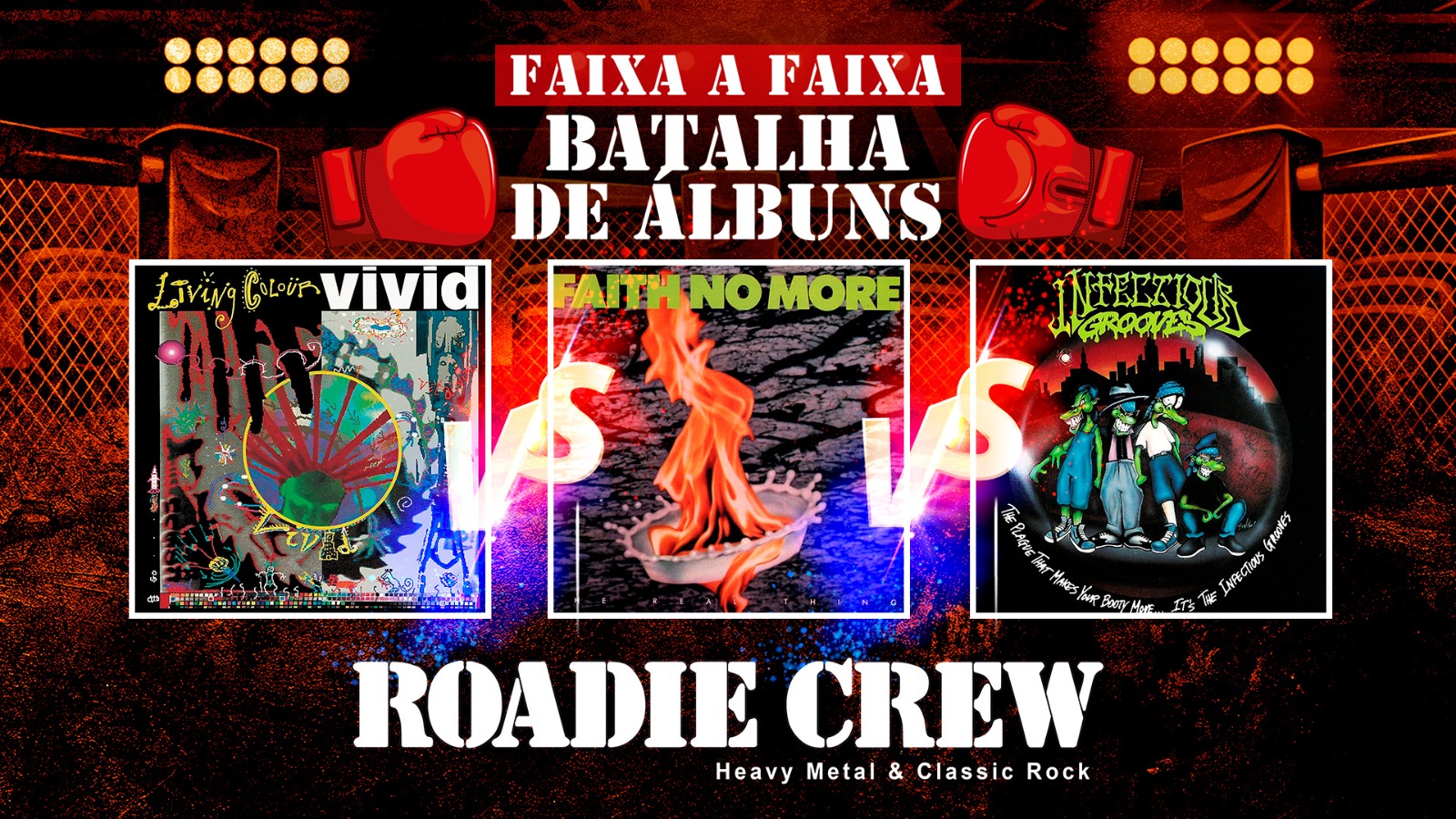Está no ar o episódio #26 do BATALHA DE ÁLBUNS da Roadie Crew no YouTube; assista ao vídeo