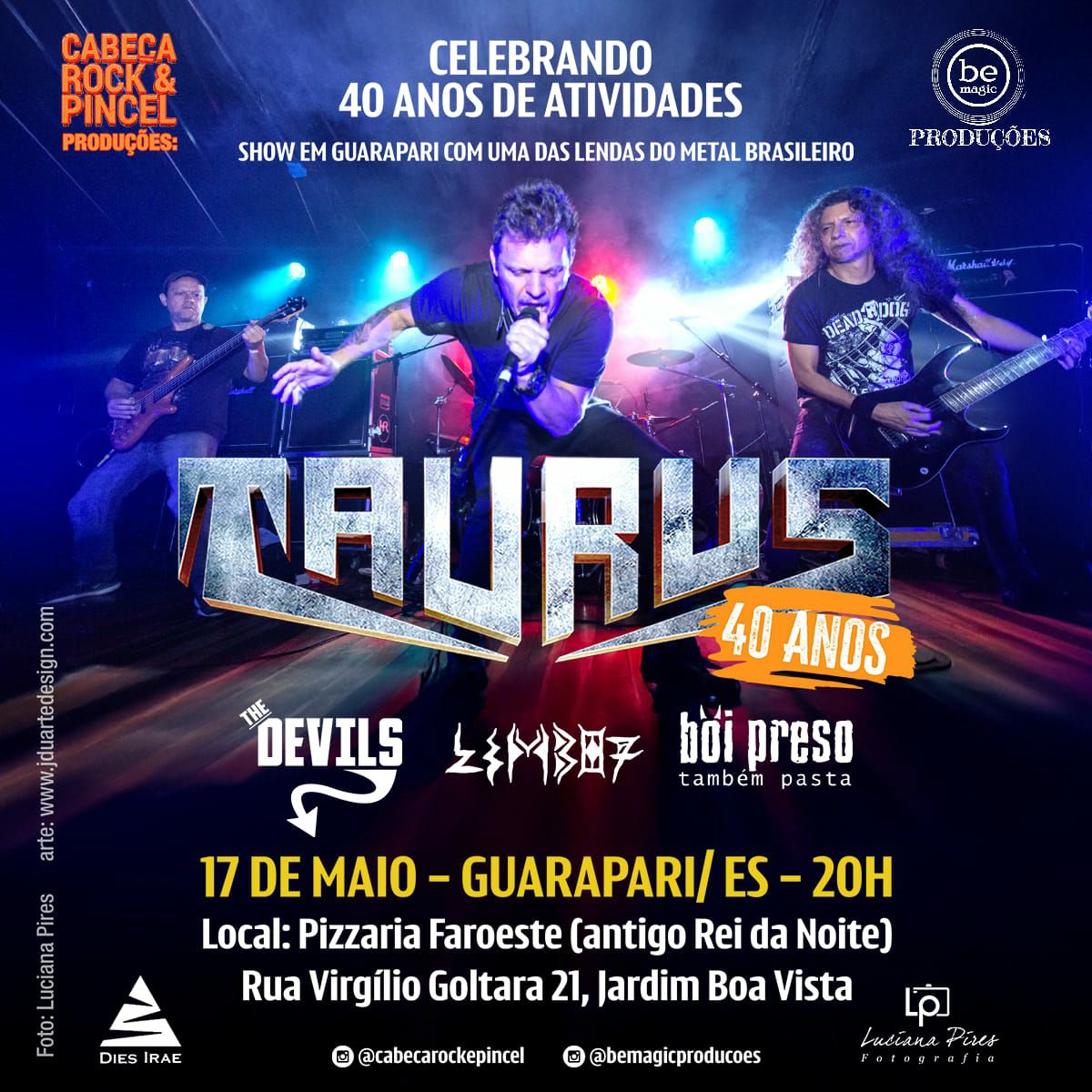 TAURUS | THE DEVILS | LIMBO 7 | BOI PRESO TAMBÉM PASTA – GUARAPARI (ES)