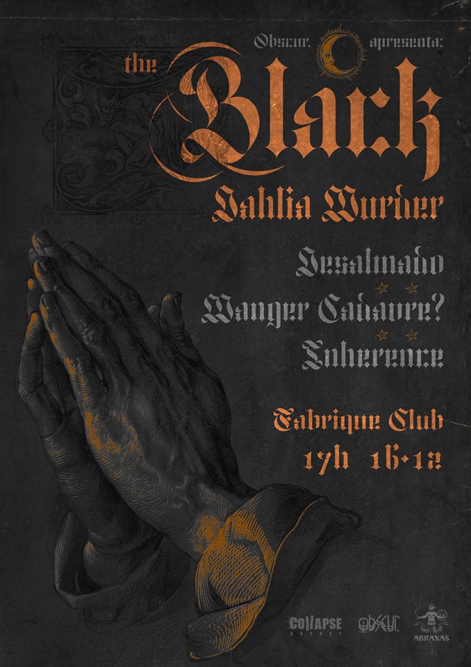 THE BLACK DAHLIA MURDER em São Paulo – Nightbringers South America 2018 Tour