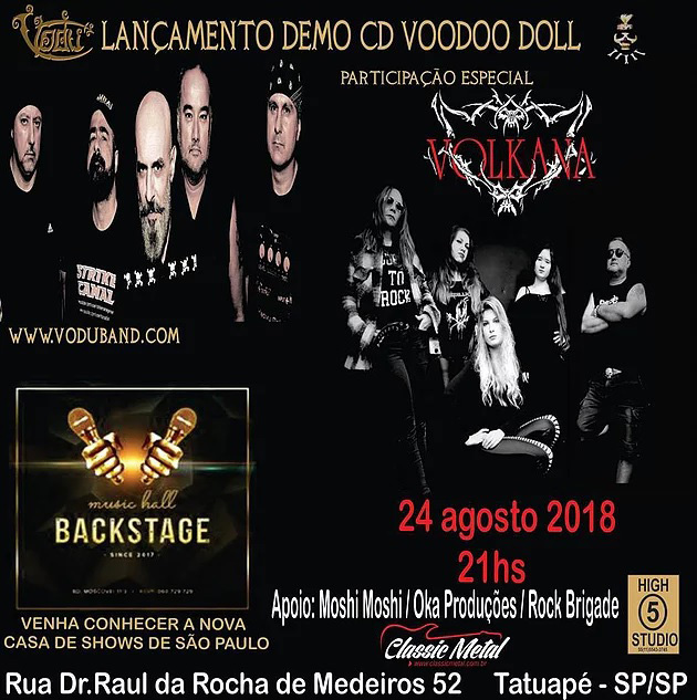 VODU & VOLKANA – Lançamento demo CD Voodoo Doll