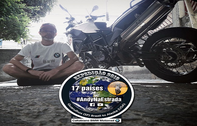 GESTOS GROSSEIROS: Andy Souza parte para o Alaska no próximo dia 8