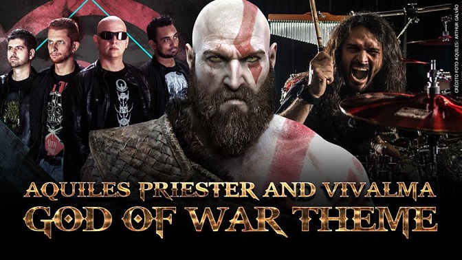Aquiles Priester participa de homenagem do Vivalma para o jogo “God of War”