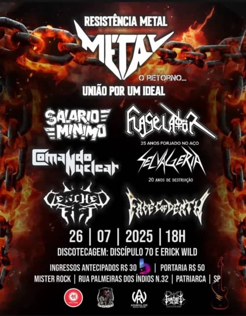 RESISTÊNCIA METAL – SÃO PAULO (SP)