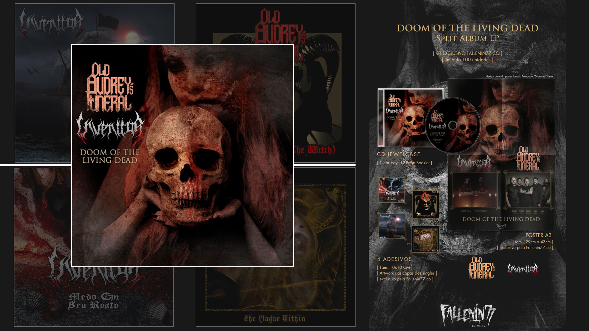 INVENTTOR e OLD AUDREY’S FUNERAL: bandas mineiras lançam Split CD