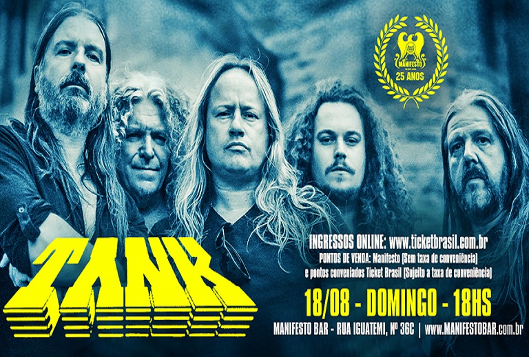 Manifesto Bar receberá ingleses do TANK em agosto