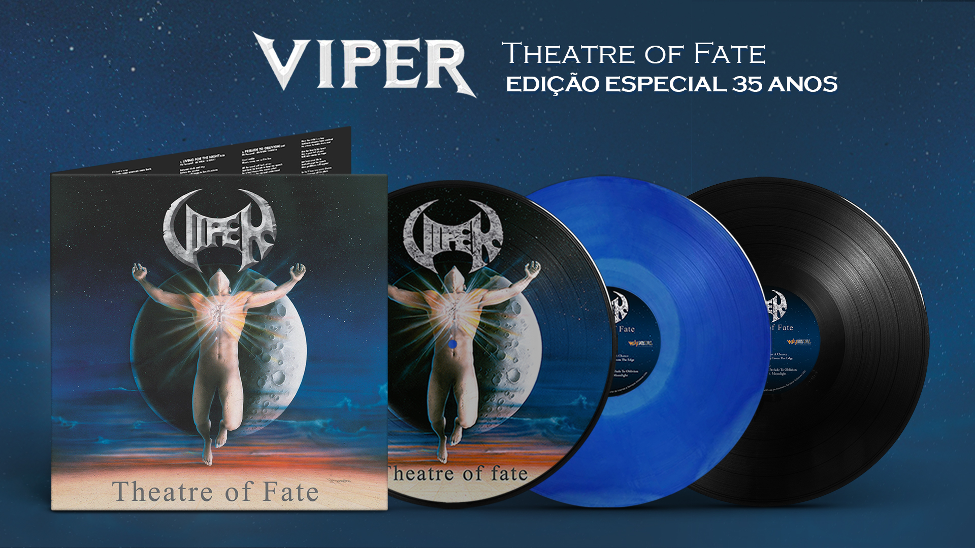 VIPER: clássico ‘Theatre of Fate’ relançado em vinil pela Fuzz On Discos